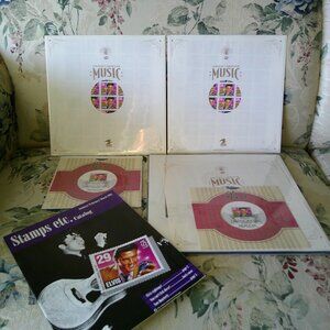 New SEALED 1993 Elvis Presley Complete Commemorative Stamp Collection + Extras